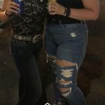 American Eagle Curvy high rise Ripped jegging Photo 4