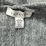 Topshop  Long Line Cozy Knit Oversized Cardigan Grey Women’s Small Photo 2