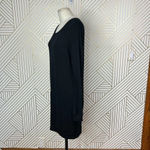 Aritzia  Wilfred Free‎ Black Jersey Knit Long Sleeve Dress Size Small Photo 6
