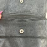 BVLGARI bifold Square Black Leather Wallet. Photo 7