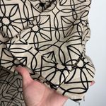 NWOT Carole Little Women's 100% Linen Blouse Tan‎ Black Breathable Size 2X Tan Photo 4