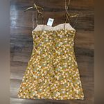Lush Clothing  Floral satin slip dress Photo 3