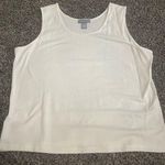 Modern soul white business casual sleeveless tank top Size L Photo 0