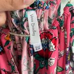 Vera Bradley  Floral Pink Sundress Beach Cover Up Tie Tassel Straps SZ S Photo 4