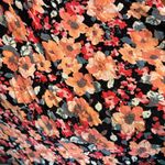 Wild Fable  Floral Long Sleeve Dress - Black and Orange Photo 5