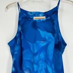 Vintage 90s Expressions Blue Floral Slip Dress Racerback Sleeveless Size 13/14 Photo 1