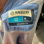 Magellan outdoors Magellan Blue Long Sleeve Fishing Shirt Size 2X EUC Photo 7