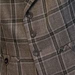 Vintage Blazer Plaid Wool Acrylic Jacket Womens fits Medium Large Grandma Size undefined Photo 14