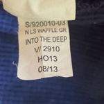 Old Navy  Waffle Knit Top Navy Blue Size Small Photo 4