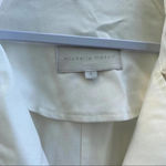 Michelle Mason 264  White Trench Coat Photo 2