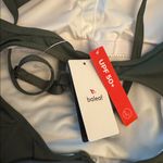 Baleaf Athletic Training Adj Strap One Piece Swimsuit Army Green 36/Medium M NWT Photo 6