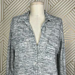 James Perse James‎ Perse Melange Button Down Top in Gray Size 2 / US Medium Photo 5