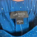 J.Jill Wearever Teal Blue Green Polka Dot Easy Care Wide Leg Crop Pants Sz.XL Photo 9