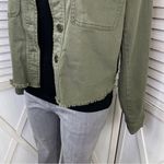 Wonderly  Curvy Embroidered Back Twill Army Jacket Green 12W Photo 8