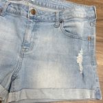 Celebrity Pink Women’s Light Blue Cuffed Denim Jeans Shorts Size 16 Photo 3