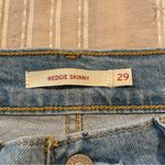 Levi's Wedgie Fit Skinny Jeans High Rise Distressed Light Wash 29 NWOT Photo 6