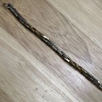 Artisan Vintage Designer Box Link Chain Bracelet 8" Gold Tone Photo 10