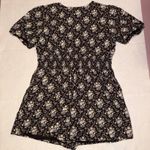 Anthropologie Katerina button front Floral Print boho Short Sleeve Romper XL Photo 11