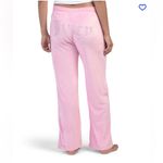 Juicy Couture Women's Velvet Velour Pink Lounge Pants Rhinestone Logo Flare Leg Photo 1