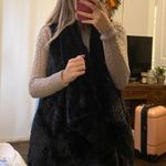 Jolt Black Fur Vest Photo 1