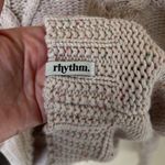 Rhythm Tan Speckled Yacht Cable Knit Sweater Photo 8