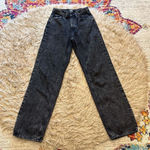 BDG  black baggy jeans blue stitching size 25 Photo 0