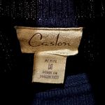 Caslon Black Ribbed Turtleneck Waffle Hem Sweater Size MP Photo 6