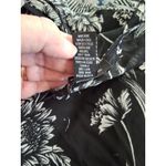 INC International Concepts Womens M Black White Floral Sheer Sleeveless Top Size M Photo 8