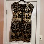 Pookie & Sebastian #121 BLACK & GOLD SEQUIN DRESS LARGE Photo 1