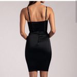 Meshki  black satin Antonella corset dress size XS Photo 5