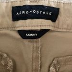 Aeropostale Khaki Chino Pants Size 00 Reg Skinny Leg Academia Preppy Y2K Prep Photo 1