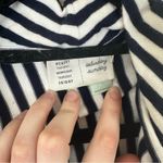 Anthropologie Saturday Sunday Navy Striped Belted Dress Size XS Photo 2