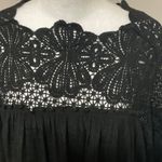 Kings Road Black Lace 3/4 Sleeve Dress. Medium Photo 1