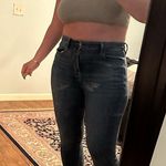 All Saints Gray Knit Crop Top Photo 2