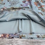 Bailey blue  Women's Floral Shift Dress Tassel Necklace M Med Medium Blue Sheer Photo 7