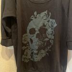Torrid Women’s Sugar Skull Roses Print Lightweight Sweater Size 2 or 2X Photo 2