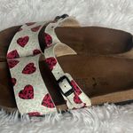 Birkenstock Women's Birkis Maria Red Heart Sandals Size 38 US 7-7.5 Narrow @ Photo 2