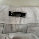 Avenue White Bermuda Shorts Tailored Cotton Blend Size 16 Photo 2
