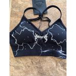 Civil Regime Thunderstruck Kelly Seamless Sports Bra Size Small Black Photo 3