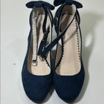 Chic Navy Women's Heels with Bow Detail Blue Size 8 Photo 9