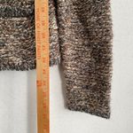 CAbi Womens Ritz Sweater Sz M Earth Tones Knit Double Breasted Classic Cardigan Photo 9