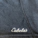 Cabela's  Sweater Womens Large Black Fleece Zip Hunting Sweatshirt Jacket Midlayer Photo 2