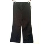 NWT BCBG Brown Twill Mid Rise Wide Leg Cotton Pants Y2K Minimalist Style Sz 8 Photo 1