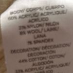 Loft  Lou &‎ Grey Cream Knit Sweater with Purple Dot Embellishments Size L Photo 6