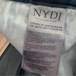 NYDJ NWT Ava Daring Ankle Flare Jeans with Fray Hem in Foundry Wash Size 24W Photo 8