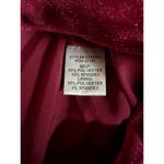 Skies Are Blue  Crushed Velvet Mini Skirt Anthropologie Fuchsia XS NWT Photo 4