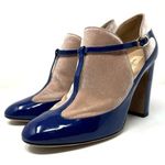 Valentino Garavani leather & velvet heeled booties, made it Italy, size 39.5 Photo 0