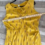 Old Navy * Chic Bohemian-Style Mustard Dress women's size XL Defined Casual Photo 8