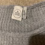 Paper Crane Game Day Long Sleeved Waffle Tee Photo 5