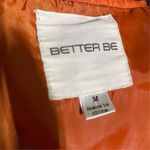 Better Be Women's Black Bomber Jacket Size M Full Zip with Pockets Photo 5